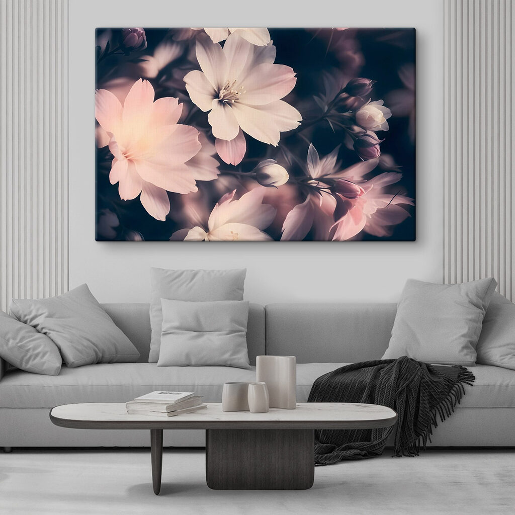 Delicate blossoms in soft shades Delicate blossoms in soft shades