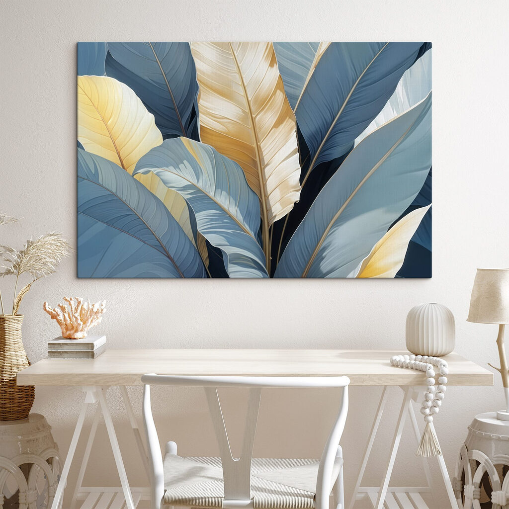 Elegant leaves in soothing colors Elegant leaves in soothing colors