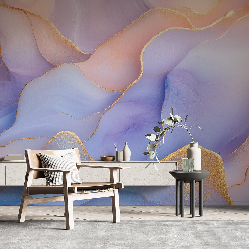 Close up of a painting