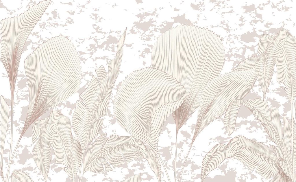 Elegáns levelek tompa árnyalatokban Elegáns levelek tompa árnyalatokban