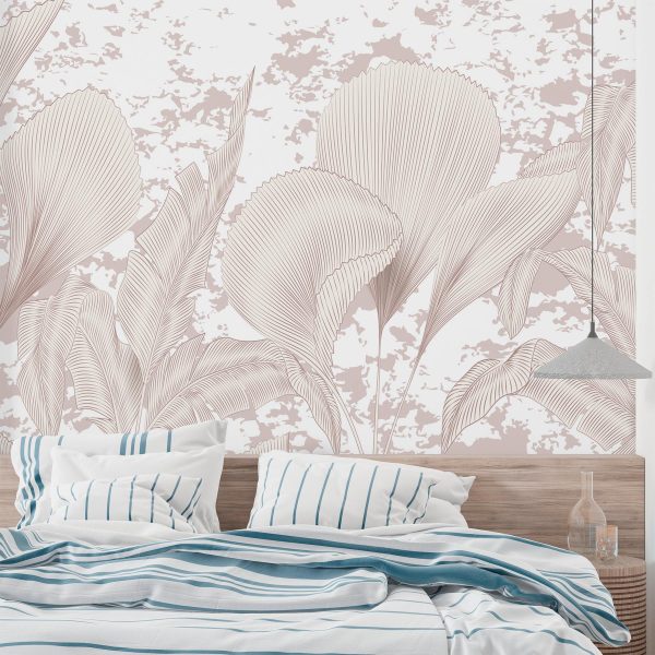 Elegáns levelek tompa árnyalatokban Elegáns levelek tompa árnyalatokban