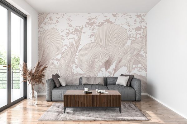 Elegáns levelek tompa árnyalatokban Elegáns levelek tompa árnyalatokban