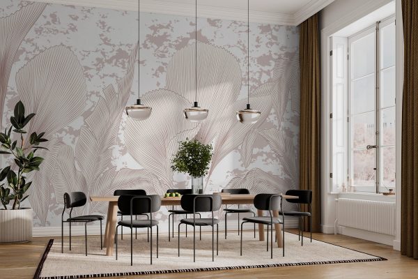 Elegáns levelek tompa árnyalatokban Elegáns levelek tompa árnyalatokban