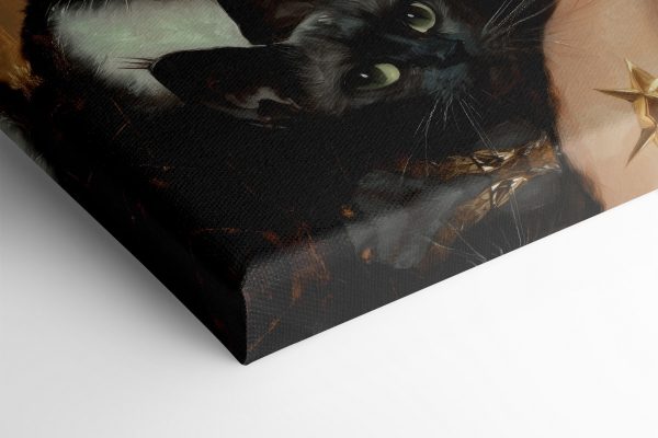 Woman with cats around her neck