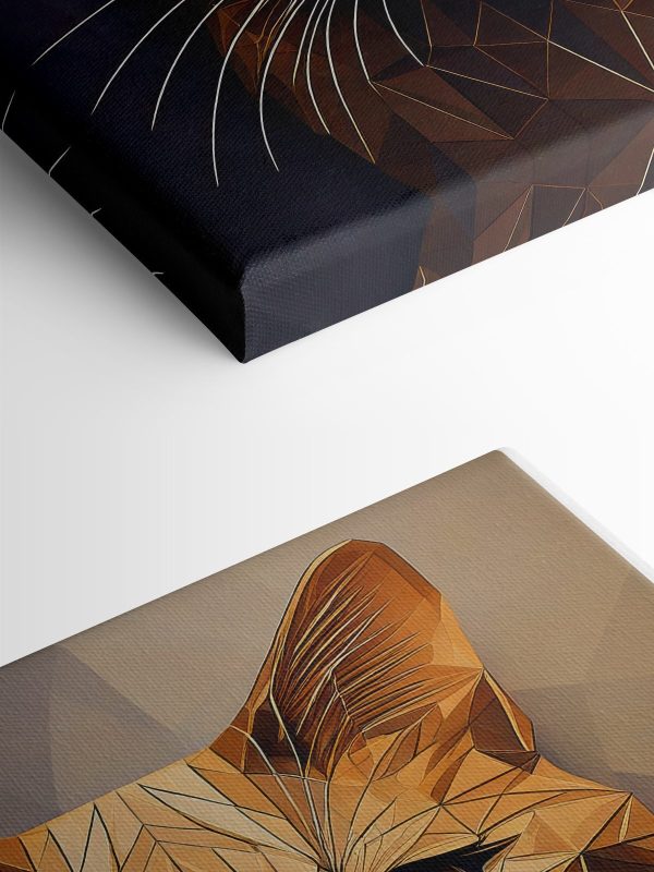 Cat with a low poly design Cat with a low poly design