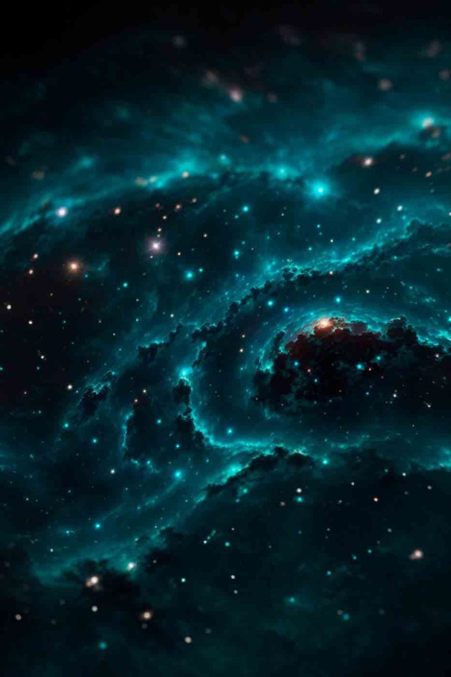 Galaxis az űrben csillagokkal