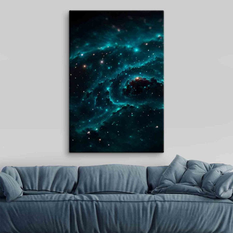 Galaxis az űrben csillagokkal
