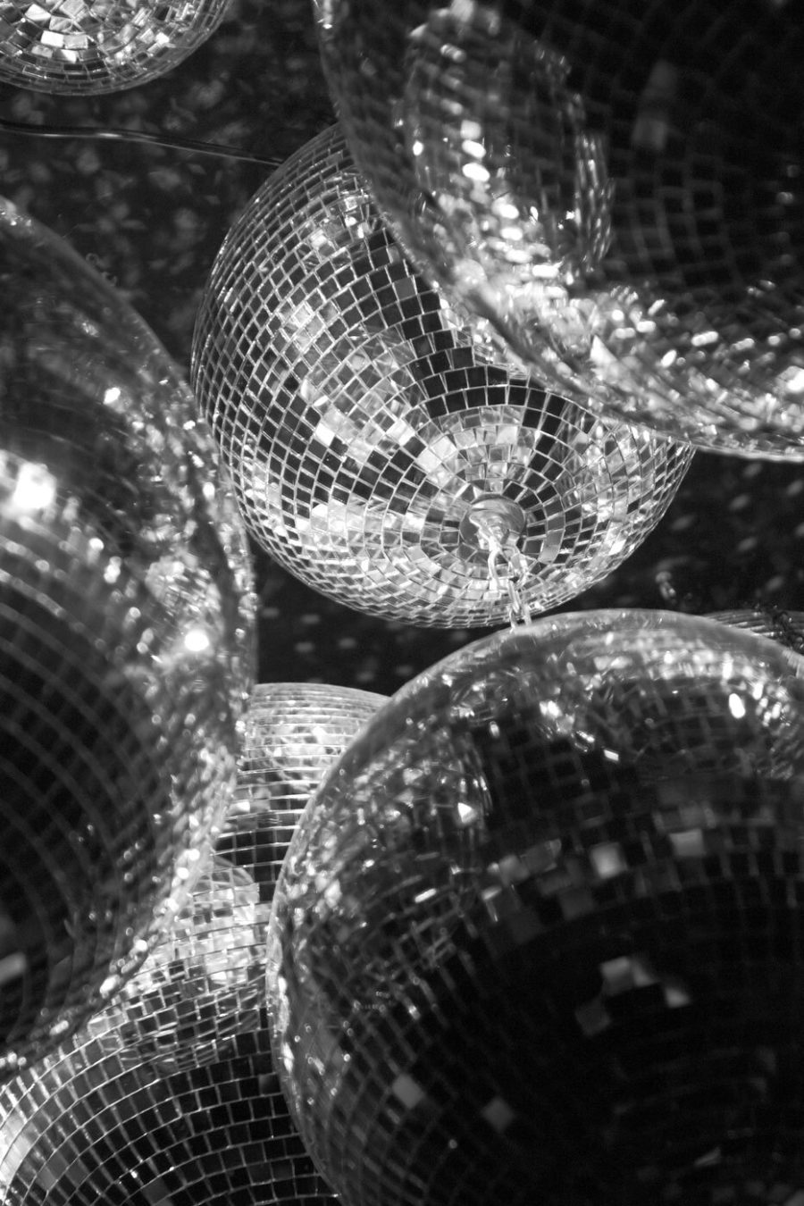 Disco gömbök csoportja