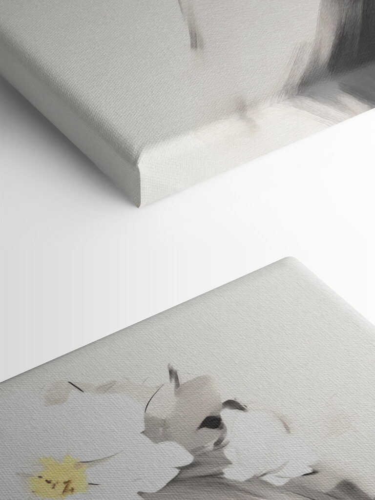 Woman with flowers in her hair