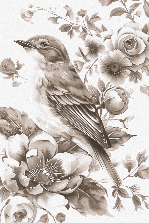 Bird on a flower Bird on a flower