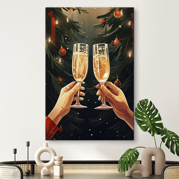 Pezsgőspoharat tartó kézpár Pezsgőspoharat tartó kézpár