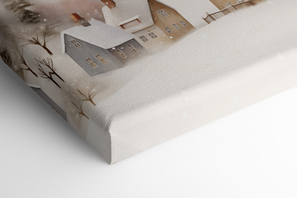 Person walking on a snowy road Person walking on a snowy road