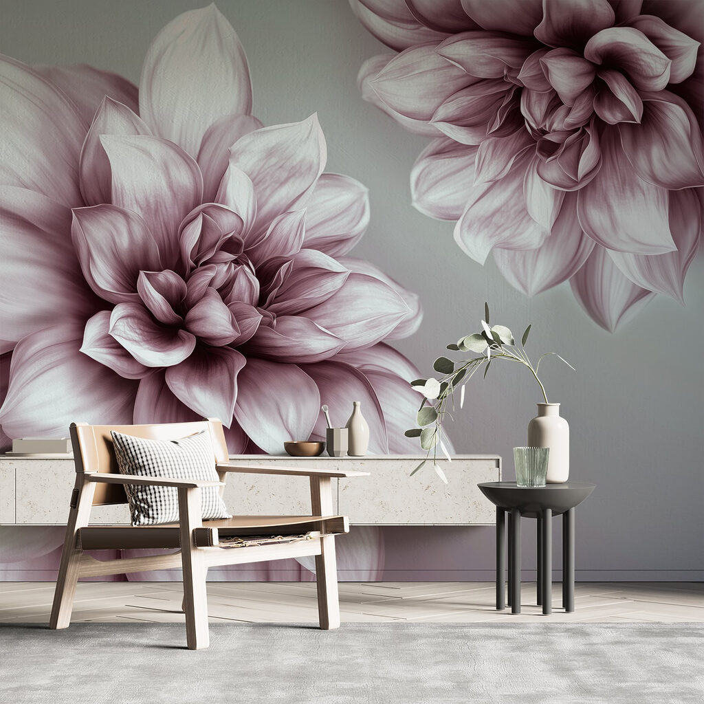 Delicate blooms in soft hues