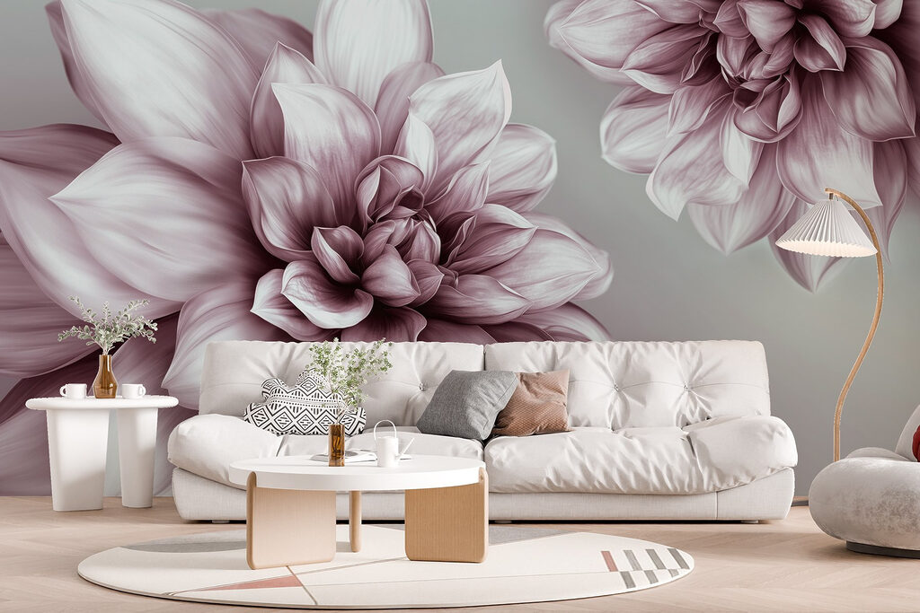 Delicate blooms in soft hues