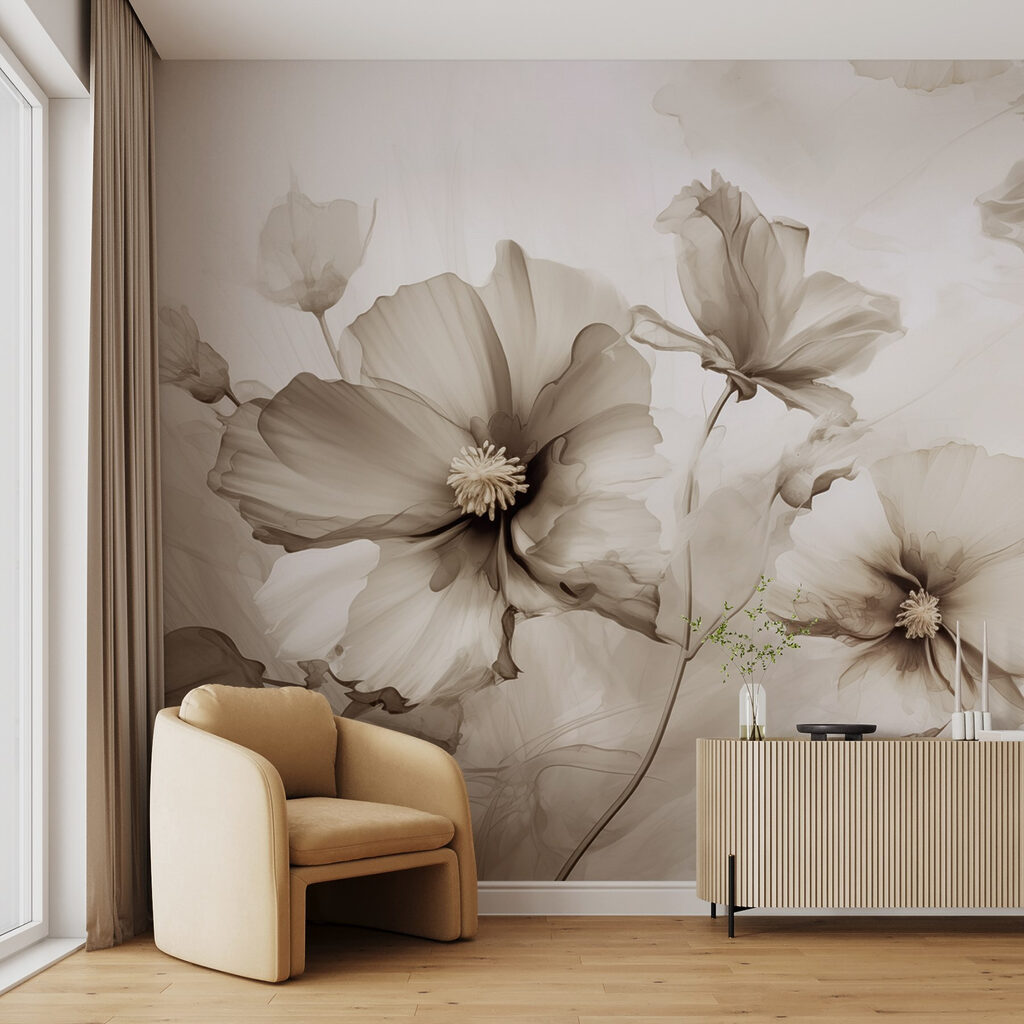 Group of flowers on a white background Group of flowers on a white background