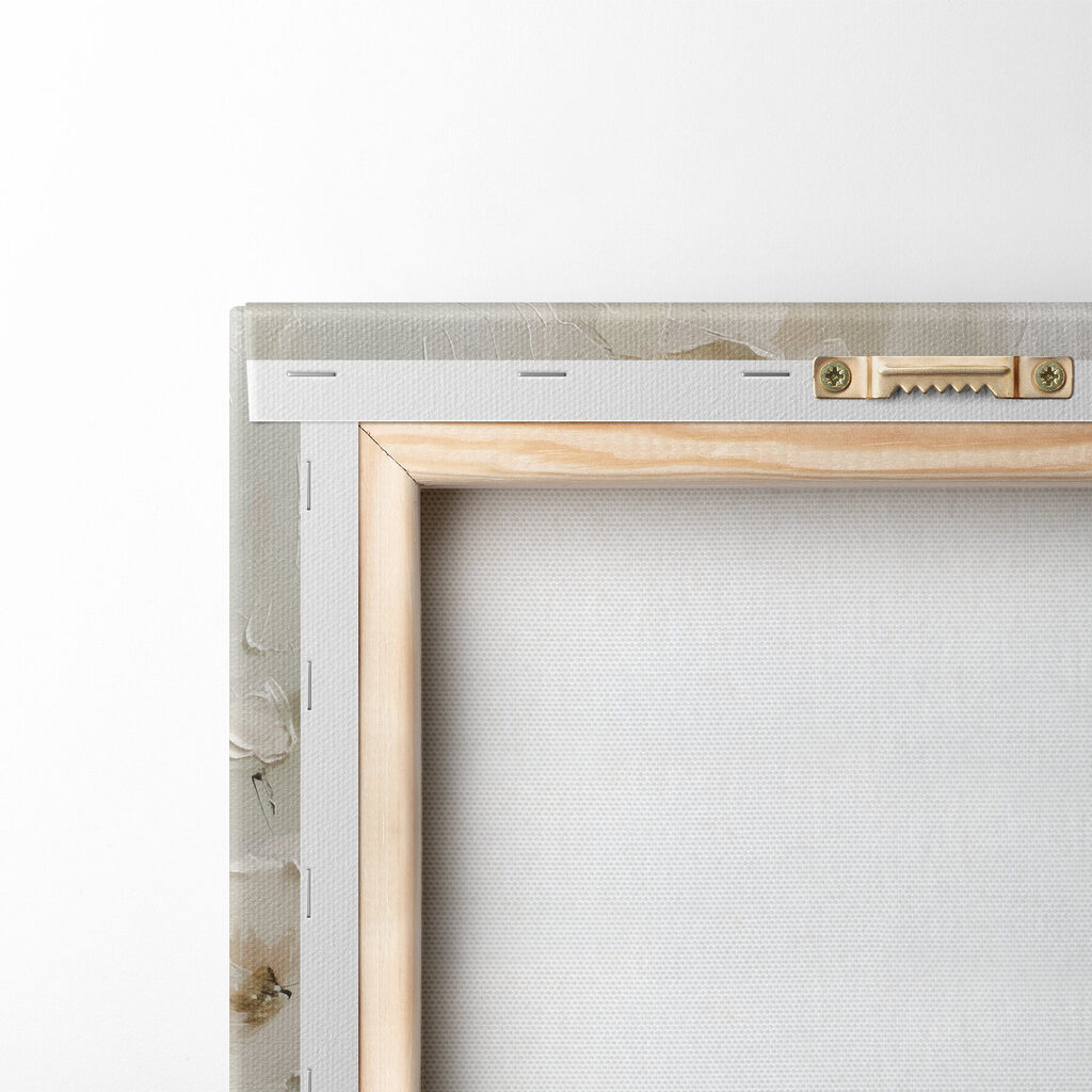 Painting of pink flowers