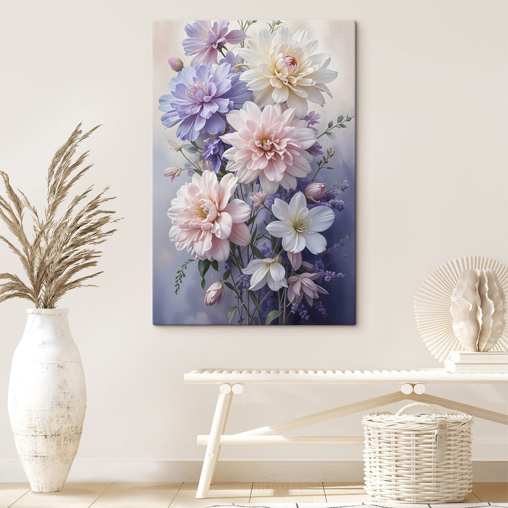 Group of flowers in a vase