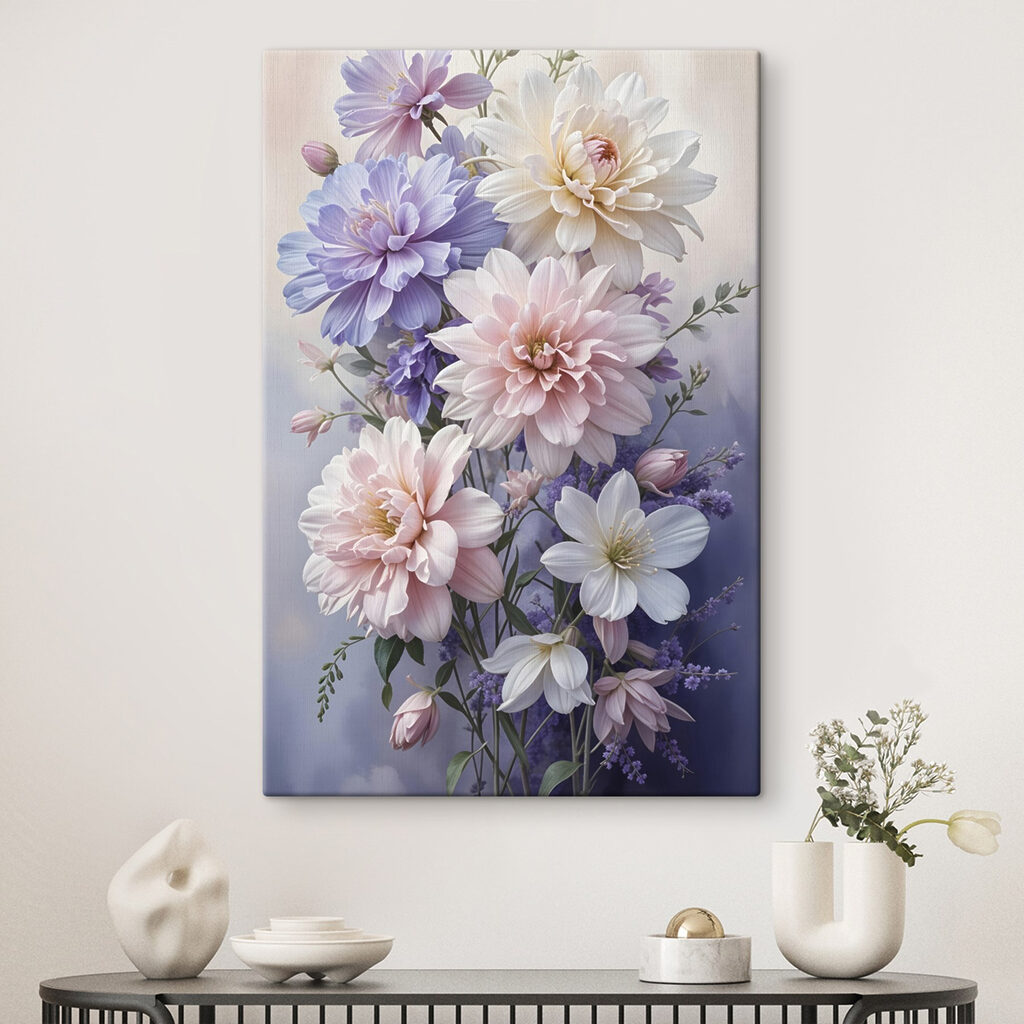 Group of flowers in a vase