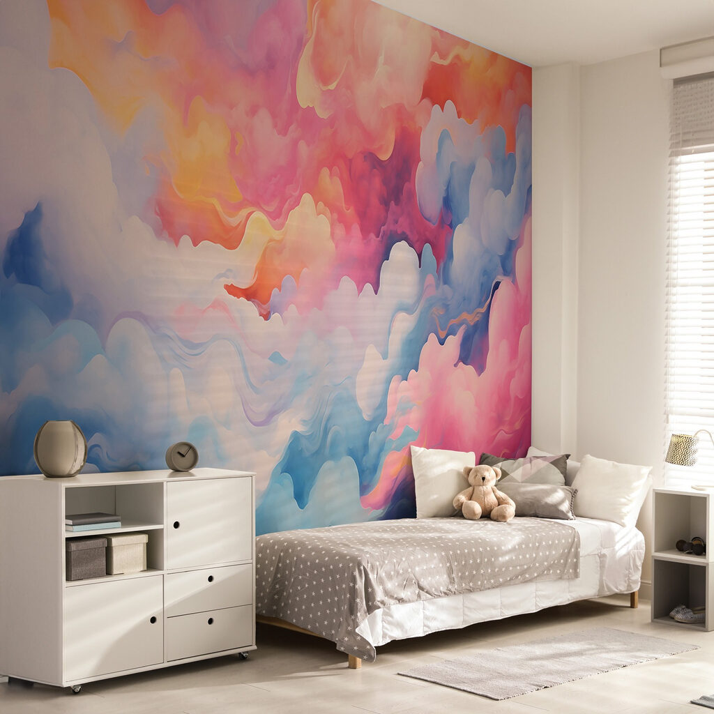 Colorful clouds in the sky Colorful clouds in the sky