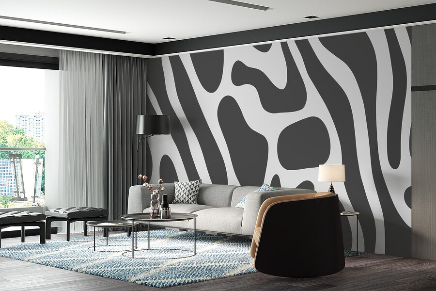 Folyamatos absztrakt design szürke árnyalatokban