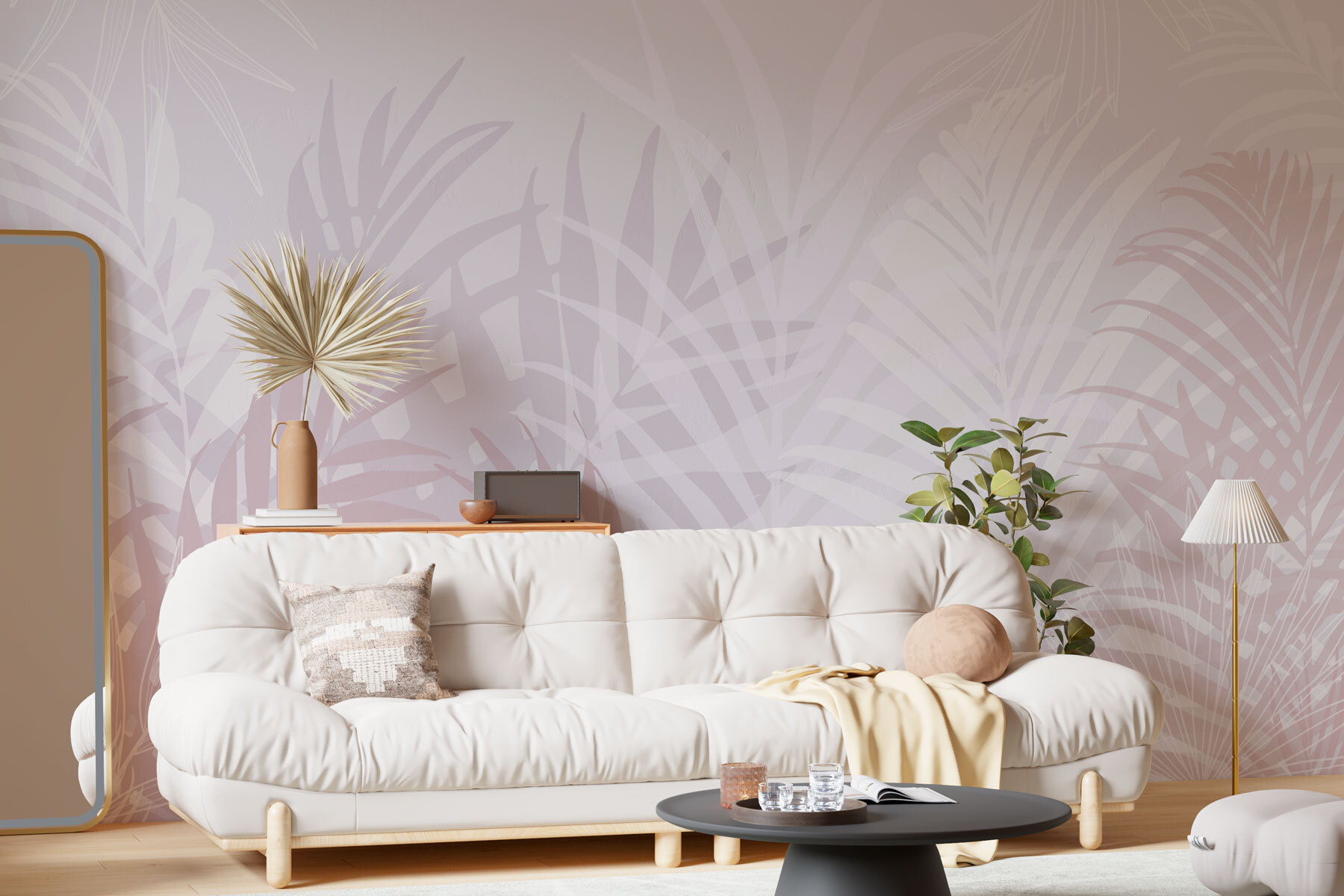 White and pink leaves White and pink leaves