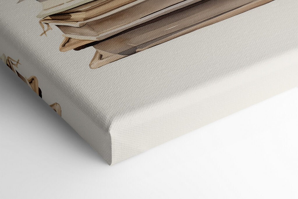 Watercolor of a stack of books Watercolor of a stack of books