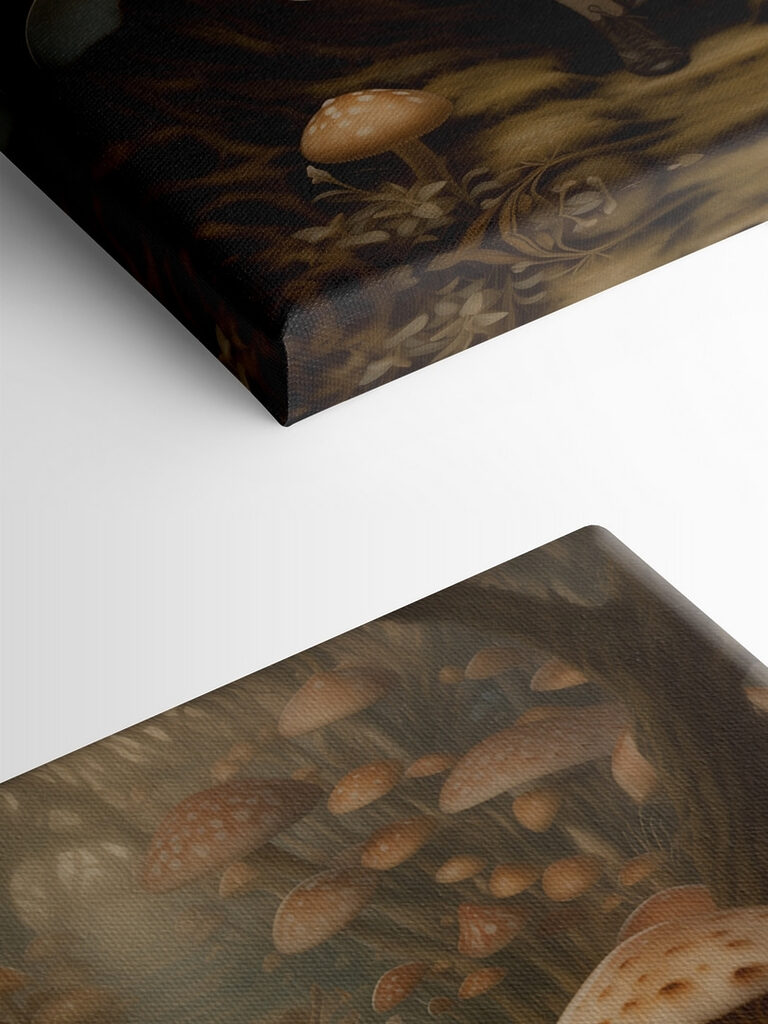 Girl in a dress in a forest Girl in a dress in a forest