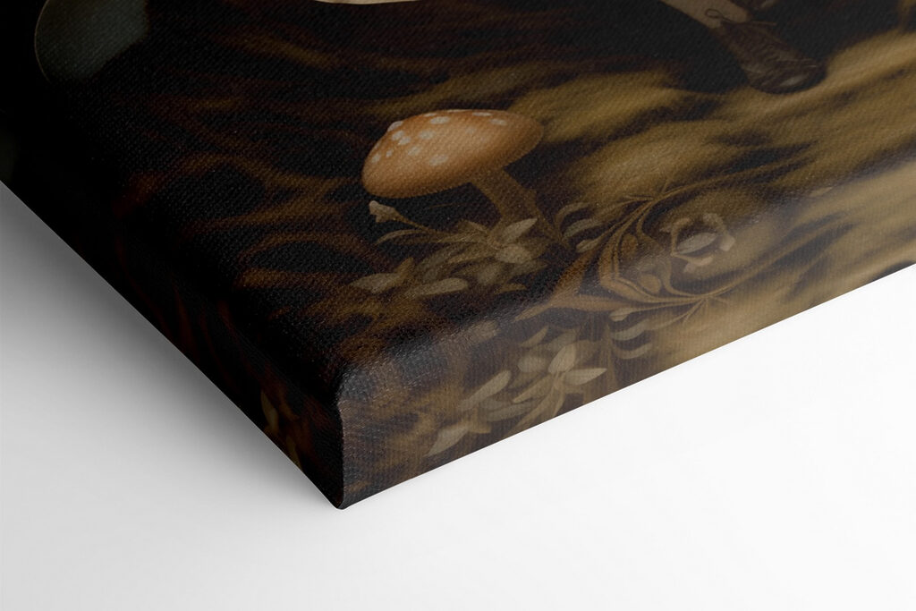 Girl in a dress in a forest Girl in a dress in a forest