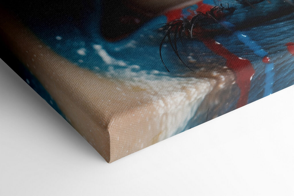 Vivid colors on expressive canvas Vivid colors on expressive canvas