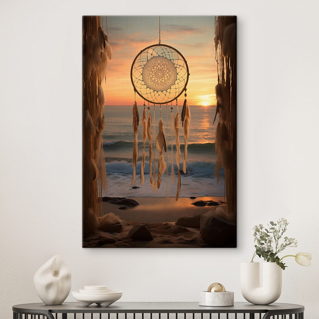 Dream catcher from a doorway
