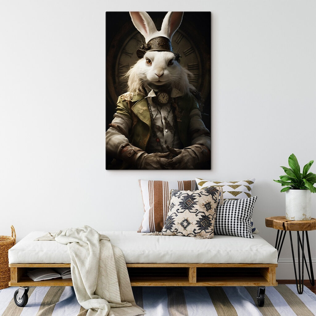 Rabbit in a garment Rabbit in a garment