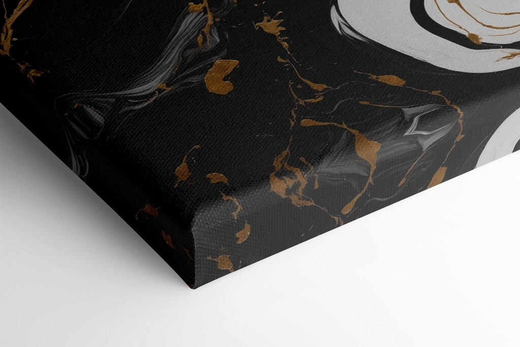 Abstract swirls of black and white Abstract swirls of black and white