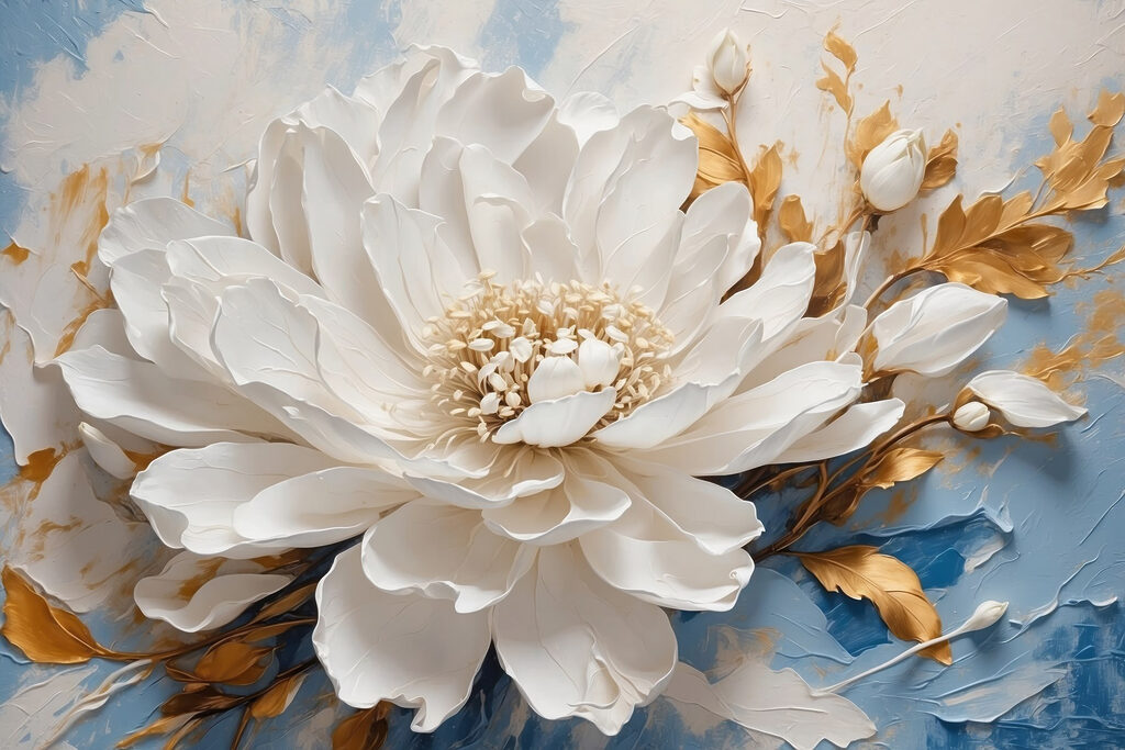 Delicate petals in soft colors