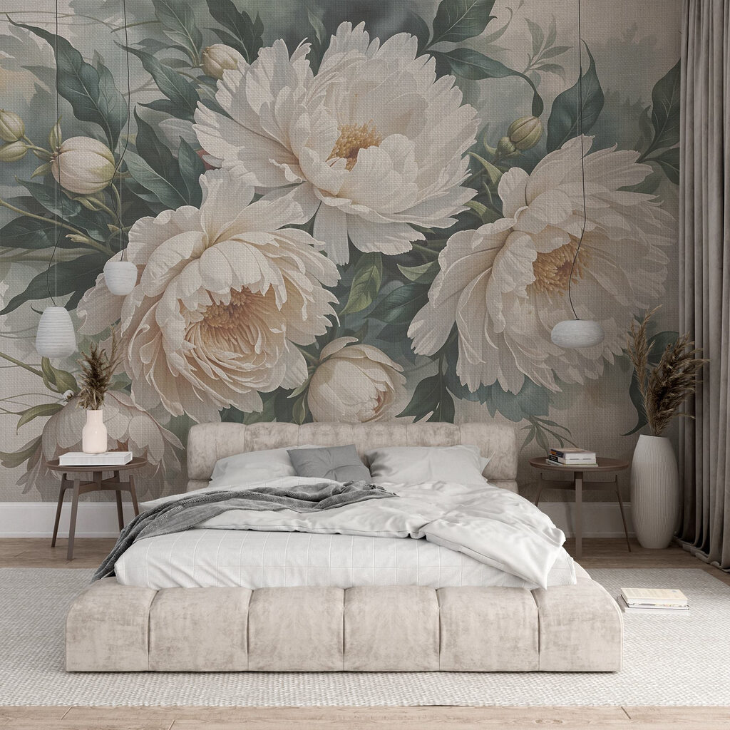 Delicate blooms in soft hues