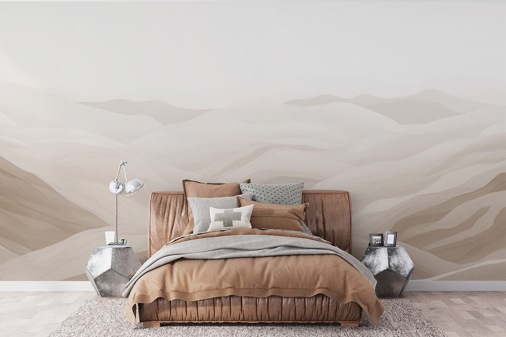 White and gray landscape