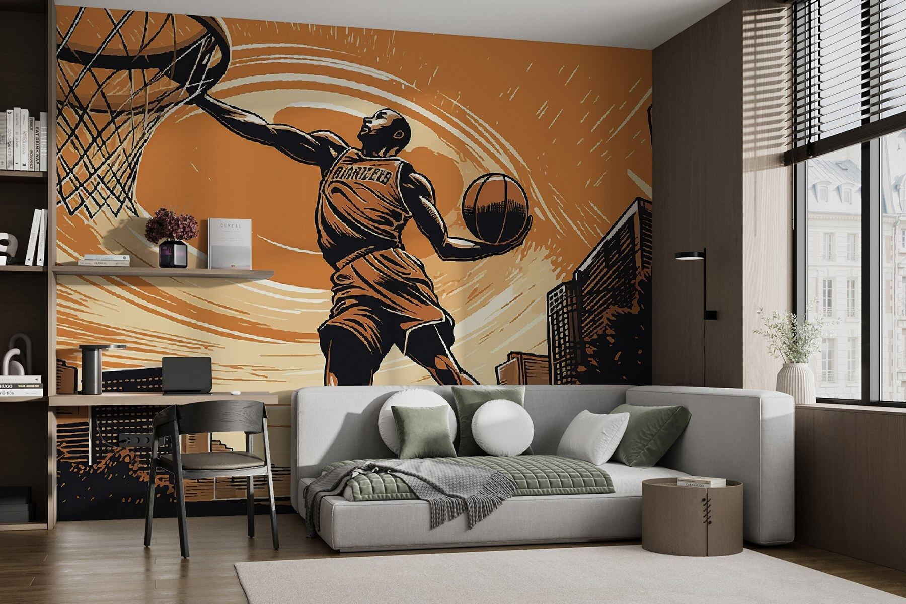 White and grey gradient