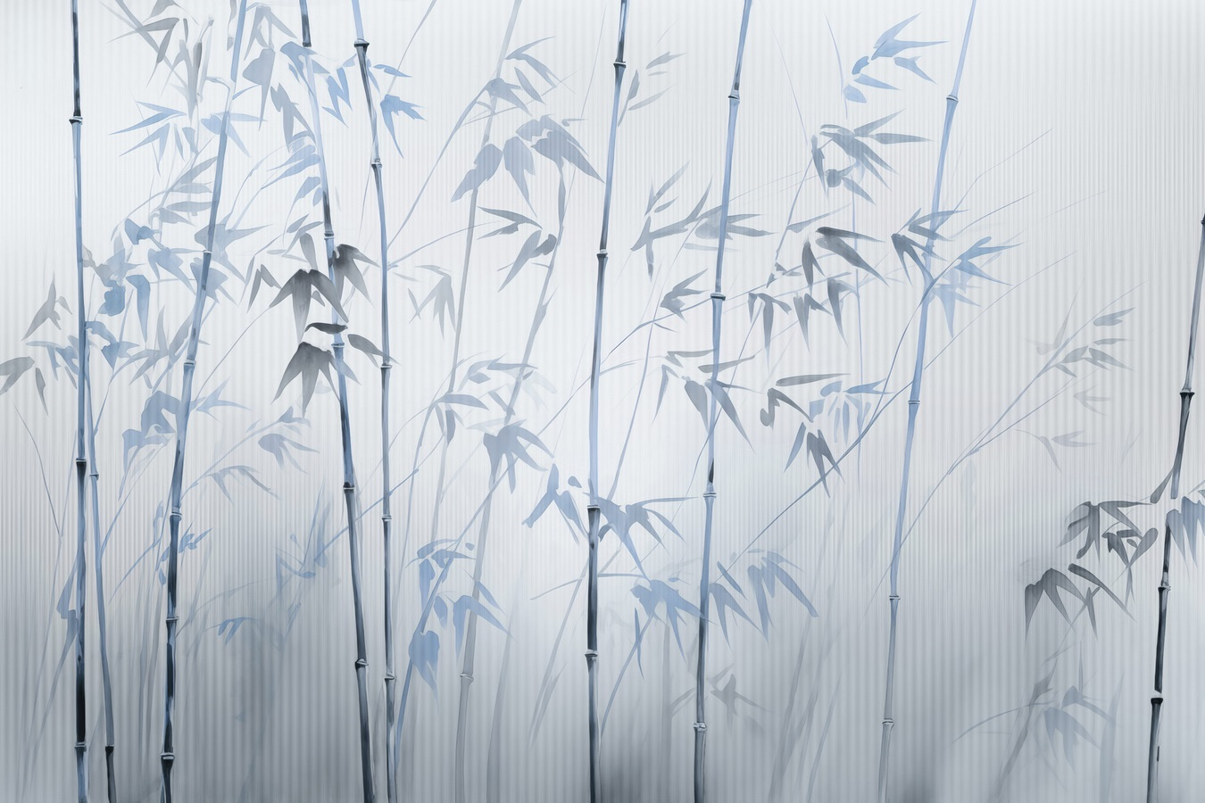 Gentle bamboo silhouettes in soft hues