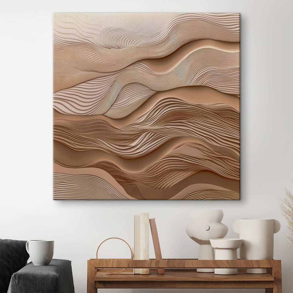 Soft waves of textured design