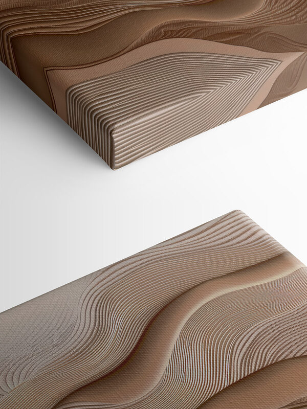 Lágy hullámok texturált design Lágy hullámok texturált design