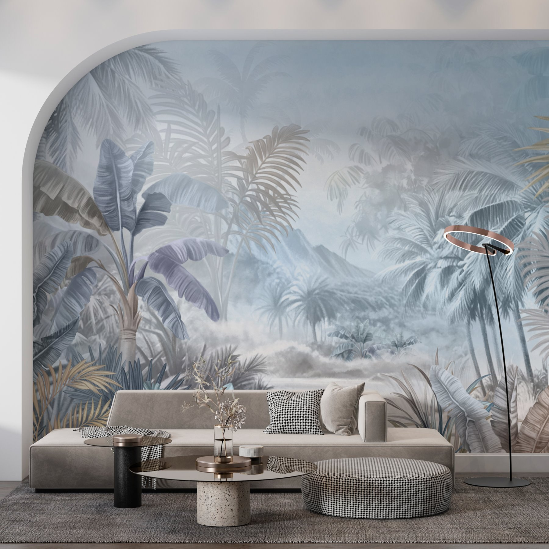 Painting of a jungle Painting of a jungle