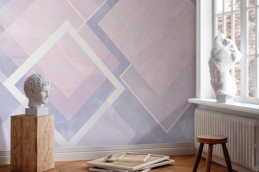 Absztrakt pasztell geometrikus design kompozíció. Absztrakt pasztell geometrikus design kompozíció.