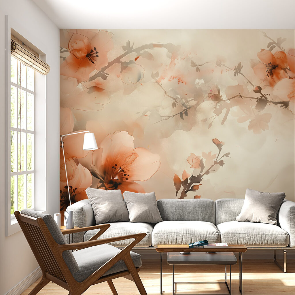 Delicate blooms in soft hues