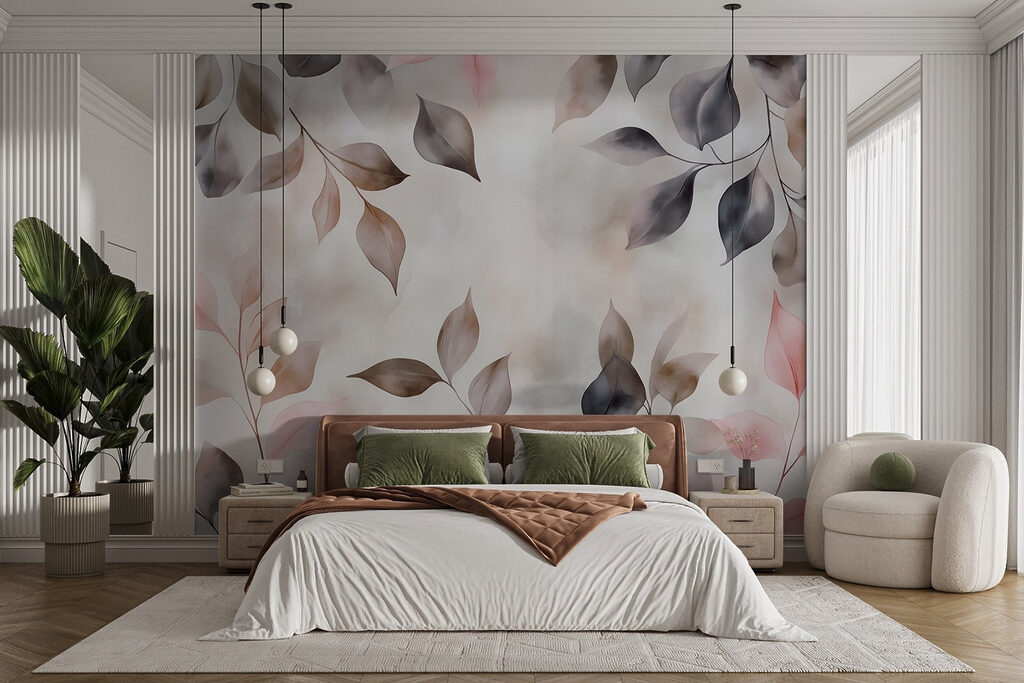 Soft hues dance among gentle leaves