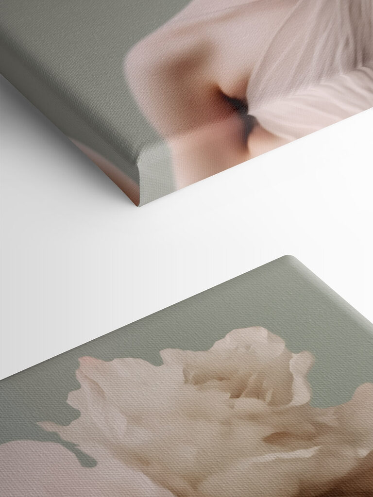 Woman with flowers on her head Woman with flowers on her head