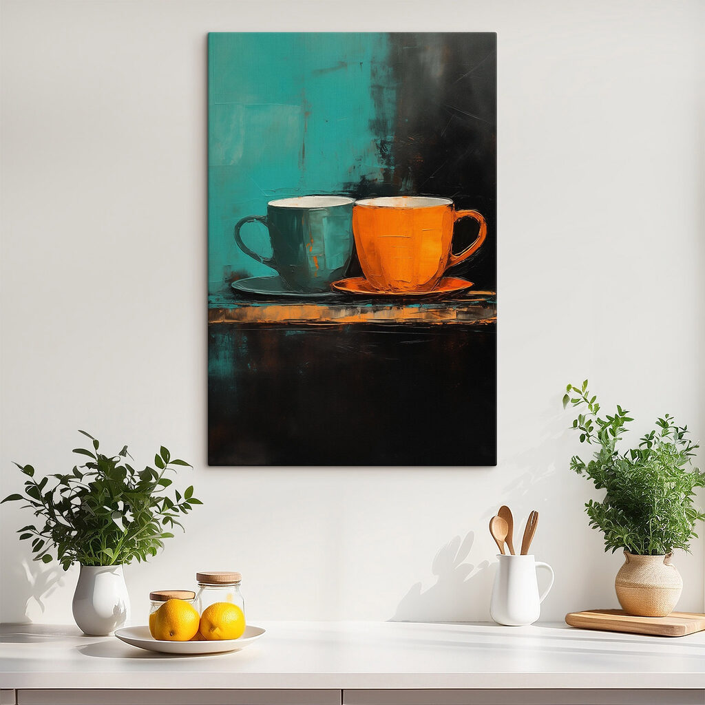 Painting of two cups Painting of two cups