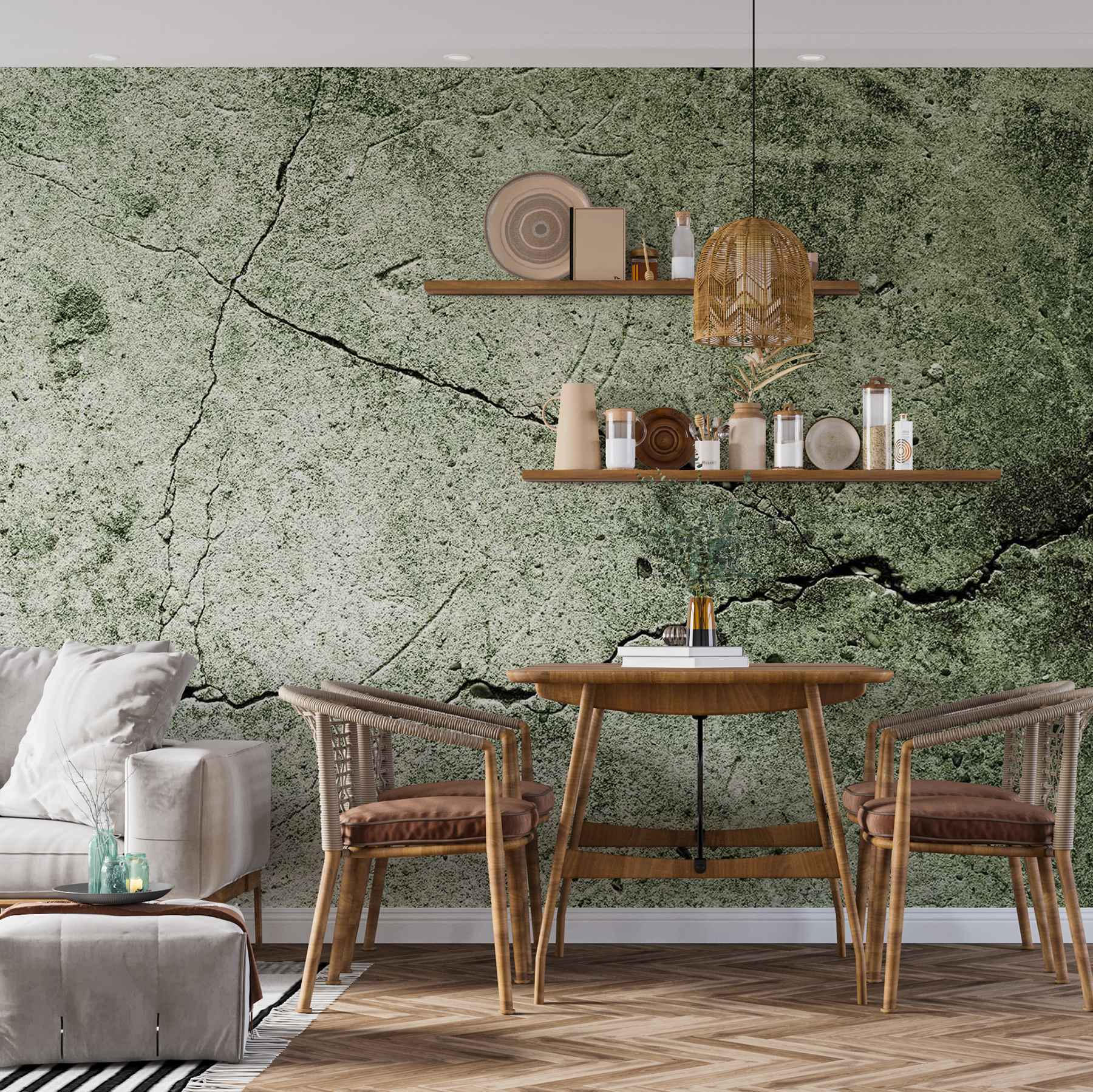 Cracked surface with subtle texture