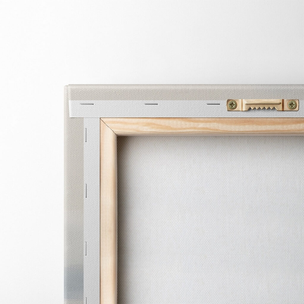 Painting of a landscape with mountains in the distance Painting of a landscape with mountains in the distance