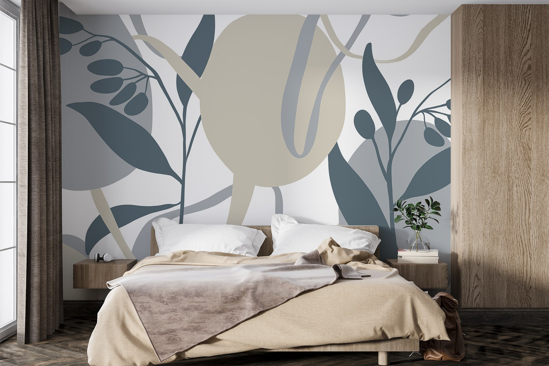 Pattern of leaves and branches Pattern of leaves and branches