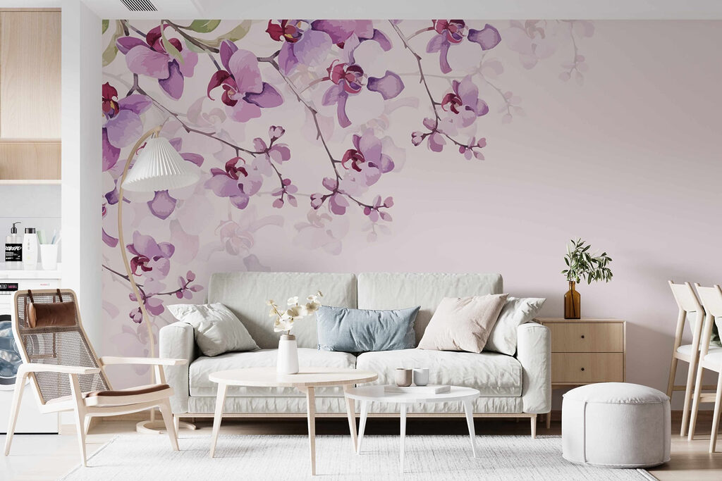 Delicate orchids in soft pastel hues Delicate orchids in soft pastel hues