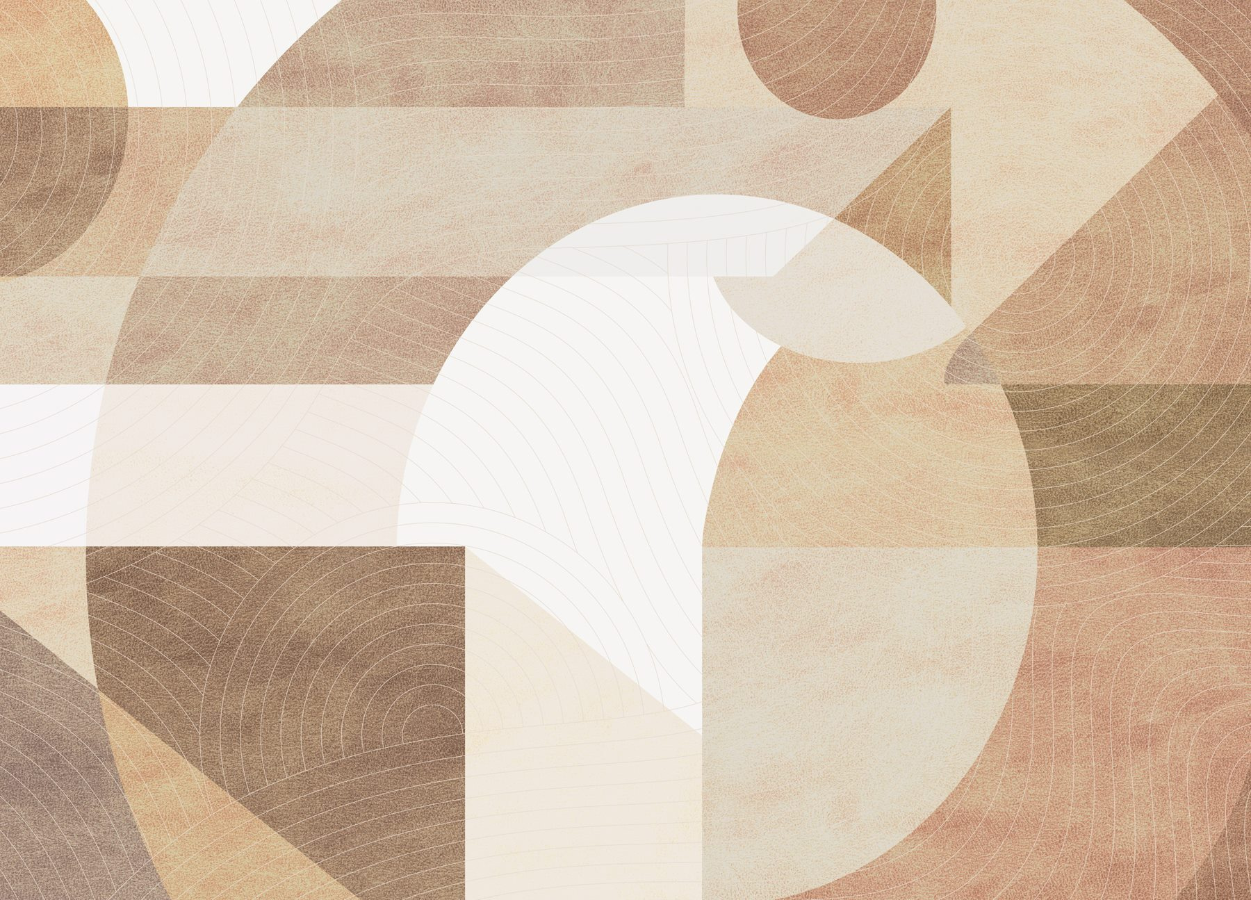 Abstract shapes and muted tones blend Abstract shapes and muted tones blend